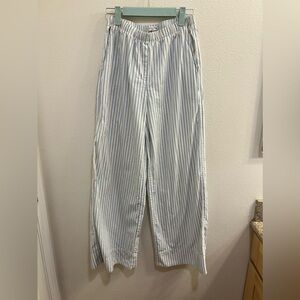 Babaton Aritzia Striped Pajama Style Pants Size Small